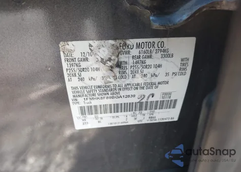 2011 Ford Explorer Limited from USA, damaged, VIN 1FMHK8F89BGA12839